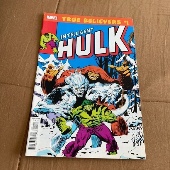 TRUE BELIEVERS INCREDIBLE HULK 272 NM KEY REPRINT 1ST WENDIGO 2nd ROCKET & LYLLA - Picture 1 of 6